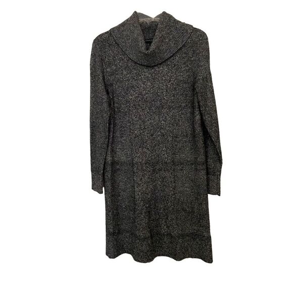 Banana Republic Women's XS Gray Sweater Dress Cowl Neck Long Sleeve​ - Picture 1 of 10